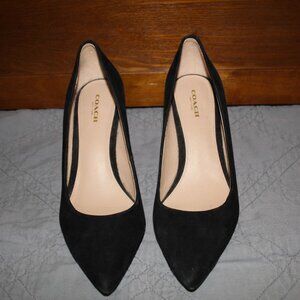 Black Coach heels, size 9 (US Women's)